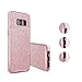 Samsung Galaxy S8 Case, Monoy Sparkle Bling Case Pretty Fashion Crystal Flash Non-Slip Bling Soft TPU Protective Cover for Samsung Galaxy S8 (S8 - Rose Gold)