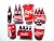 7 Pcs./set Coca Cola Coke Fridge Magnet, Collectables Dollhouse Miniature Mini Fridge Magnet