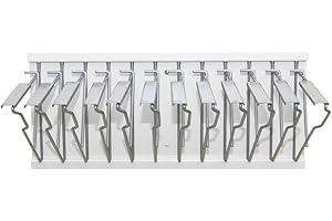 ADIR CORP. Adir Wall Mount Blueprint Rack - Blue Print Organizer, Poster Wall Mount Display, Map Storage Holder with 12 Pivot Brackets - Plan Rack for Office (Without Blueprint Clamps)