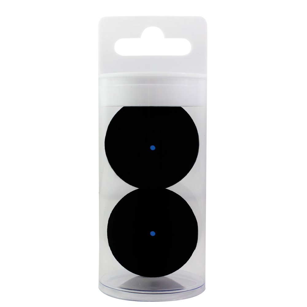 FANGCAN Single Blue Dot Trainning Squash Ball Pack of 2 FANGCAN Single Blue Dot Trainning Squash Ball Pack of 2