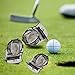 SHlotus Golf Ball Line Liner Ball Drawing Marking Alignment Putting Tool（2 Pack, Ball Markers Stencil Putt Alignment Clip for Men Women Kid