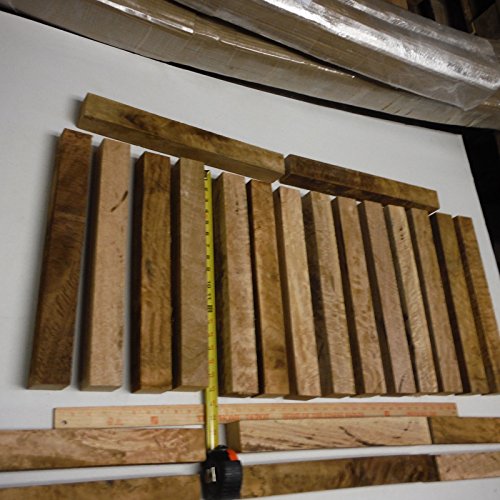 4 mango turning squares 18" long x 1.5 x 1.5 inches for calls, cues, table legs