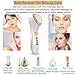 Facial Massager, Hot and Cool Skin Care Device, Portable Handheld Vibration Face Care Beauty Device, Skin Calm, Anti-Wrinkle, Promote Cream and Absorption - White