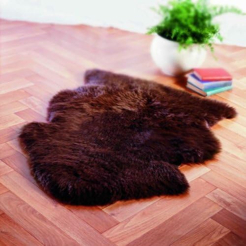 FLORENCE SHEEPSKIN RUG/ THROW NATURAL SINGLE 2 X 3 (Brown)