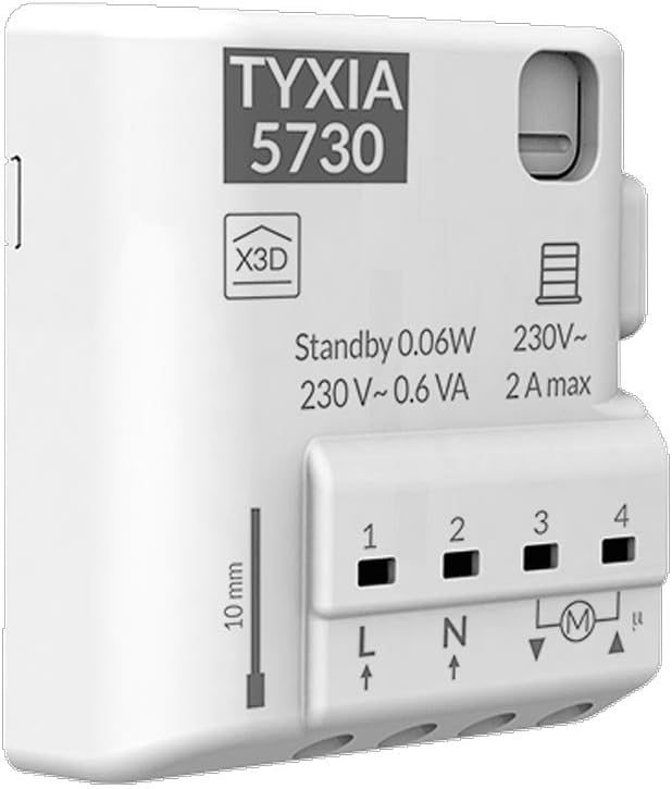 Tyxia 5730, Delta Dore Wireless Receiver for Roller Blinds, Connected Blinds Programming, Works with Tydom - Image 3