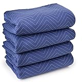 Sure-Max 4 Moving & Packing Blankets - Deluxe Pro