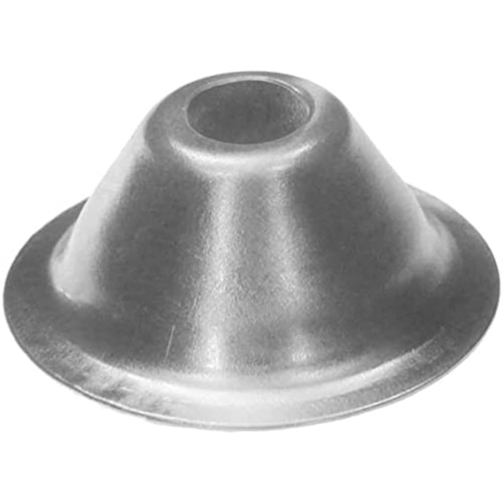 Conical Rosette 14 mm x 32 mm, Silver, Box of 100