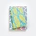 Tropical Banana Leaves/Rainbow Orchids Wrapping Paper (3-Sheets) - Double-Sided & Eco-Friendly Gift Wrap