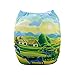ALVABABY Pocket Cloth Diapers Reusable Washable Adjustable for Baby Boys and Girls YD66