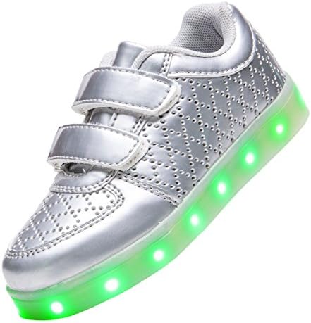 Toddler Little/Big Kid Boy Girl USB Flashing LED Light Shoes Sneaker