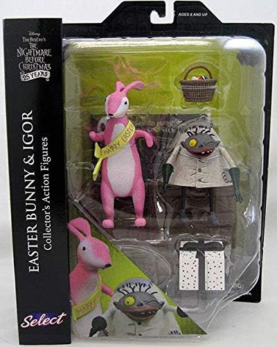 NBX Nightmare Before Christmas EASTER BUNNY & IGOR SERIES 5 Action Figure 2-Pack