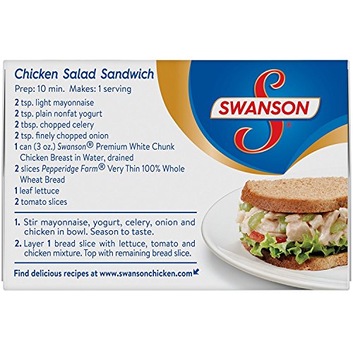 Swanson White Premium Chunk Chicken Breast, 3 Ounce (Pack of 3)