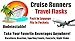 CRUISE RUNNERS Hidden Flask for Liquor Sneak Alcohol Rum Runner for Cruise Smuggle Booze Pouch Bags Container 10 x 32oz