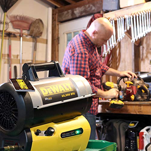 DeWALT DXH70CFAV 68,000 BTU Cordless Forced Air Propane Heater Pricepulse