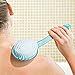 Bhbuy Long Handle Bath Shower Body Brush with Super Soft Bristles Shower Back Scrubber For Beauty Dry Skin Body Brush (Blue)