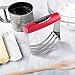 BOROLUX Pastry Blender - Gourmet Stainless Steel Dough Cutter with Soft, Non-Slip Handle