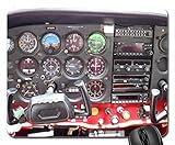 Cessna 172 Instrument Panel Mouse Pad, Mousepad (10.2 x8.3 x 0.12 inches)