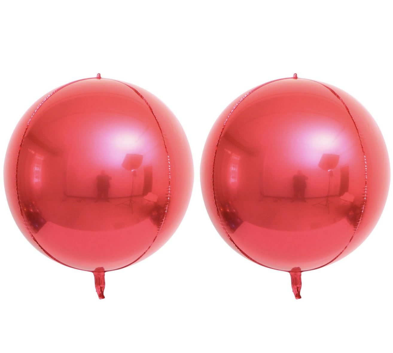 Red 4D Foil Balloon, 55cm (2 pack) — image 1