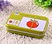 Baby Infant 32pcs Flash Card Jigsaw cognition puzzle Shape Matching Puzzle Cognitive Learning Early Education Card Learning Toys in a Box - Fruits & vegetables