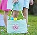 Beschoice Easter Basket Easter Bunny Bag for Kids Easter Hunt Bag Gift Toy Bucket Tote (Green)