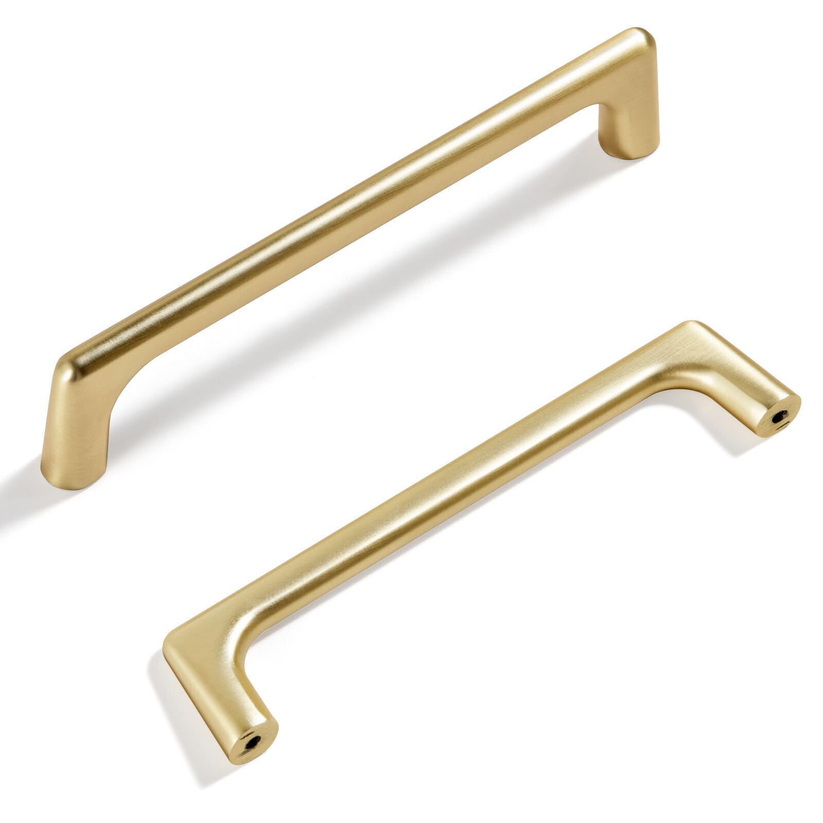 Goo-Ki Brushed Brass Zinc Alloy Cabinet Pull,Modern