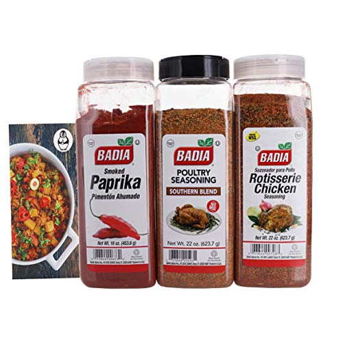 Badia Poultry Seasoning, Rotisserie Chicken Seasoning, and Smoked