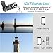 Phone Camera Lens - 4 in 1 Cell Phone Lens kit, 12x Telephoto Lens + 0.65x Wide Angle Lens + Macro Lens + Fisheye Lens,Clip-On Lenses for iPhone Android Smartphone with Tripod+Shutter Remote