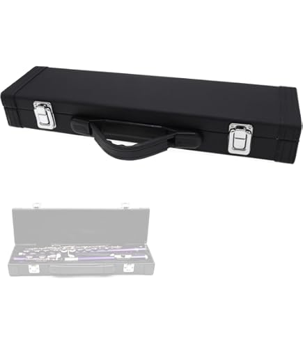 Amazon.com: Jiayouy B Foot Joint Flute Case 17 Hole flute Bag Box
