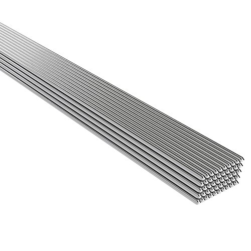 Walmeck 50PCS 2mm500mm Low Temperature Aluminum Welding Rod No Need Solder Powder