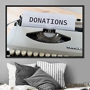 signwin Framed Canvas Wall Art Pressed Quotes 3D...