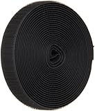 VELCRO 1003-AP-PB/H Black Nylon Woven Fastening Tape, Standard Back Sew-On Hook Only, 3/4