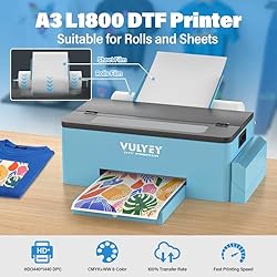 VULYEY L1800 DTF Printer A3 DTF Transfer Printer