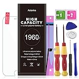 Aslanka Battery for iPhone 7, Battery Replacement New 0 Cycle,with Repair Tool Kits Include Adhesive & Instructions and Screen Protector -[2 Year Warranty]