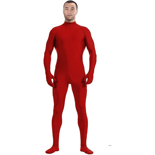 Unisex Spandex Zentai Unitard - Full Body Stretch Bodysuit Costume Without Hood