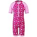 TFJH Girls Swimsuit 3-9 Years SPF UPF 50+ UV One Piece