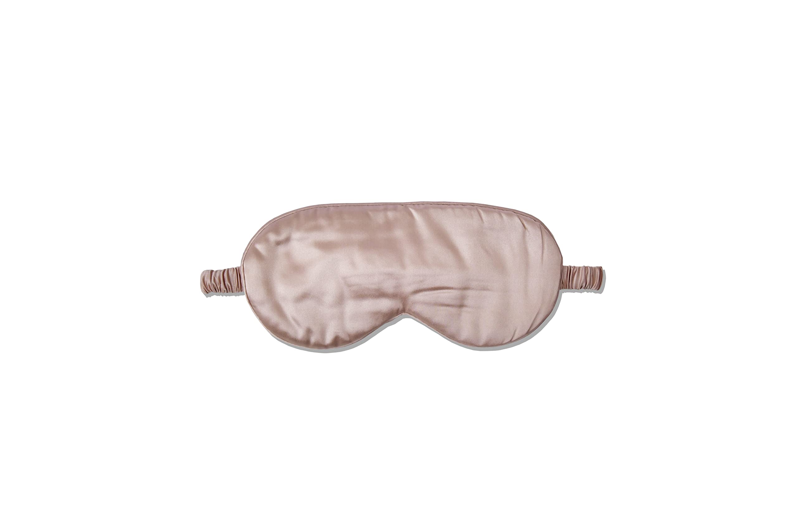 Sleepdown 100% Silk Sleep Eye Mask, Light Blocking, Naturally Hypoallergenic, Soft and Comfortable for Men and Women - 22 Momme - Champagne