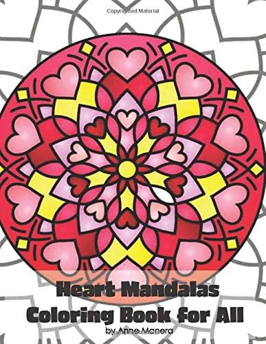 Heart Mandalas Coloring Book for All Paperback – December 29, 2019
