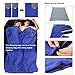 Andake Envelope Sleeping Bag, Machine Washable Lightweight Splash-Resistant with Compression Sack Great for 3 Season Indoor & Outdoor Use, for Hiking, Camping, Backpacking, Traveling (Single/Double)