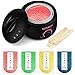Waxing Kit for Women Men, Painless Wax Hair Removal Kit with 4 Bags Hard Wax Beans Bulk(3.5oz/bag)&20 Wax Applicator Sticks At Home Waxing Warmer Kit For Sensitive Skin