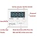 IPUIS® Mini Cooking Timer Kitchen Timer Digital Large LCD Display Loud Alarm Timer Magnetic Cooking Timer