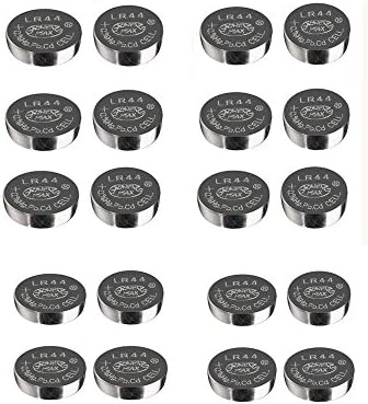 Jesauge 20 Pack 1.5V LR44 (A76 AG13 357 303 SR44) Electronic Button Cell Battery (LR44(20 PCS))