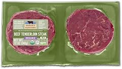 Organic Rancher, Organic Beef Tenderloin Steak (Filet Mignon), 100% Grass Fed & Grass Finished, USDA Organic, Pasture Raised 