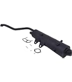 Caltric Exhaust Muffler For Yamaha Grizzly 700 4x4 FI (YFM700FGH) – 2011-2013 – Matte Black