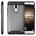 Mate 9 Case, TUDIA Slim-Fit Heavy Duty [Merge] Extreme Protection/Rugged but Slim Dual Layer Case for Huawei Mate 9 (Metallic Slate)