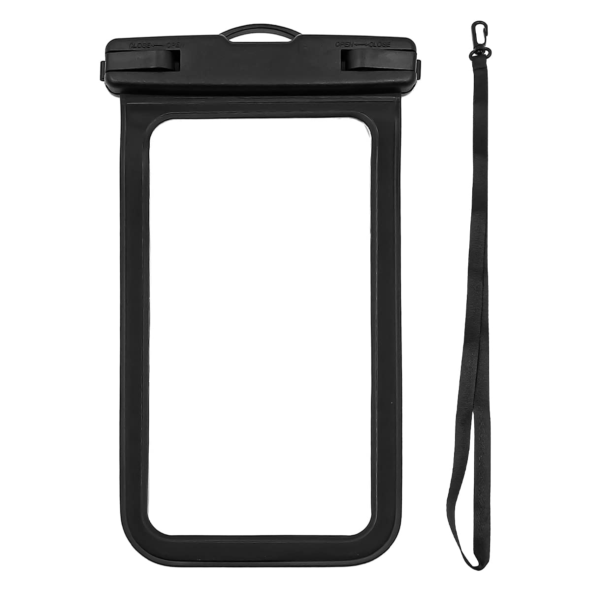 WANGCL 2PCS Universal IPX8 Waterproof Phone Case Underwater Phone Pouch Dry Bag with Lanyard for 6.5" Smartphones