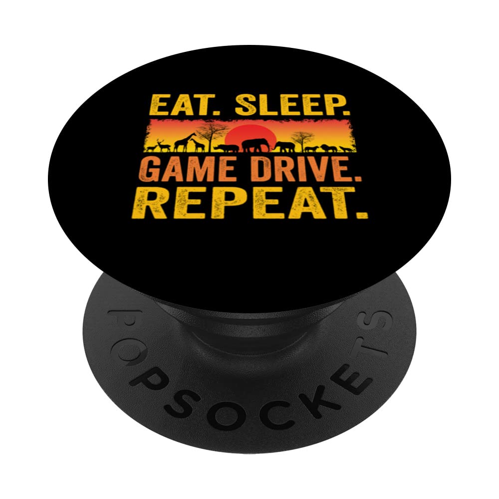 Safari Family Vacation Design For An African Jungle Tour PopSockets Swappable PopGrip