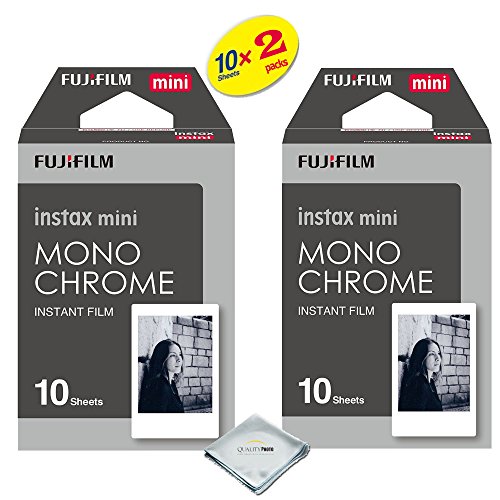 UPC 718771297306, Fujifilm Instax Mini 8 &amp; mini 9 Instant Film 2-PACK (20 Sheets) Value set For Fujifilm Instax Mini 8 &amp; mini 9 Cameras - Monochrome