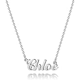 Hidepoo Chloe Necklace – Personalized Name Pendant Necklace for Christmas Day Gift,Dainty Chloe Name Necklace Chain Jewelry Gifts for Women