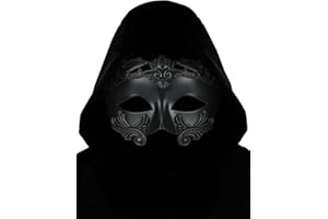 Guayma Steampunk Oni Masquerade Mask for Men/Women Halloween Mardi Gras Venetian Costume Party Prom Ball