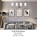 4 Light VINLUZ Wall Sconce Contemporary Stylish Bathroom Vanity Lighting Fixtures Brushed Nickel with Clear Glass